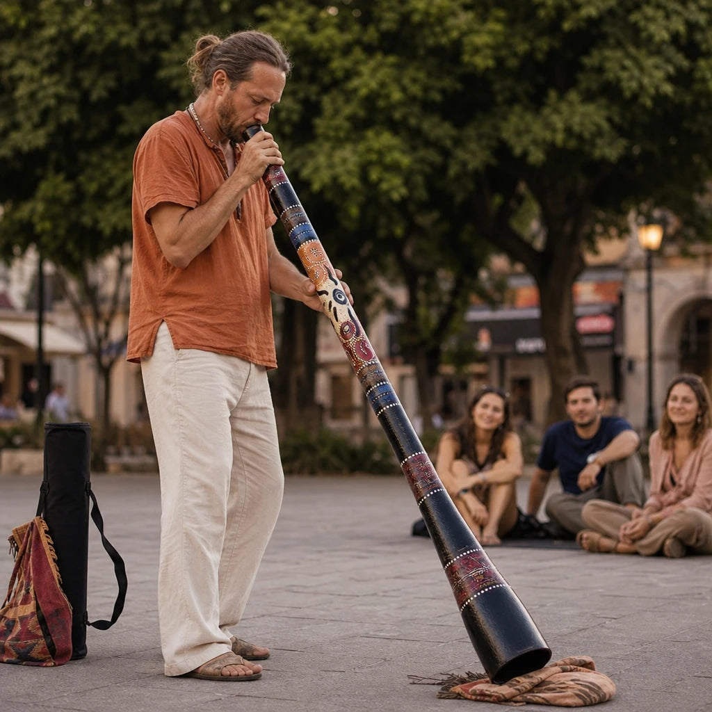 Didgeridoo Slide aus Fiberglas verstellbar von C bis G