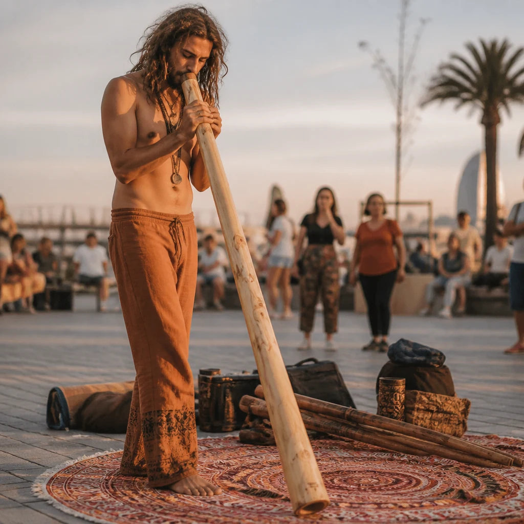 Didgeridoo Pro Line aus Teakholz in B