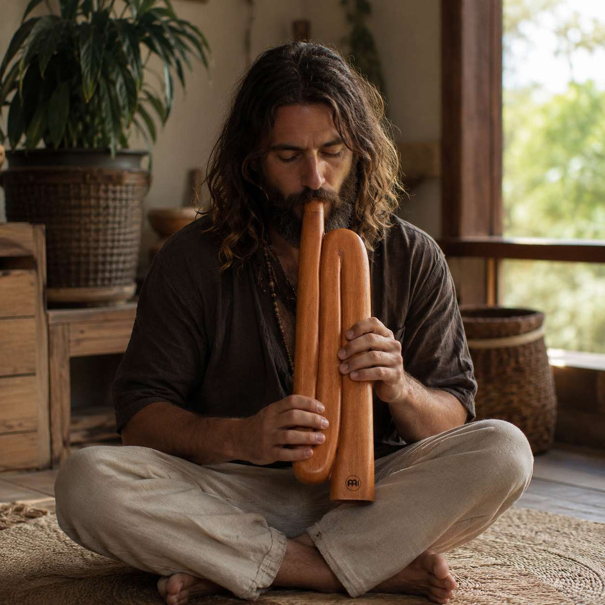 Z-Shape Didgeridoo en Mahogany - 64,3 cm