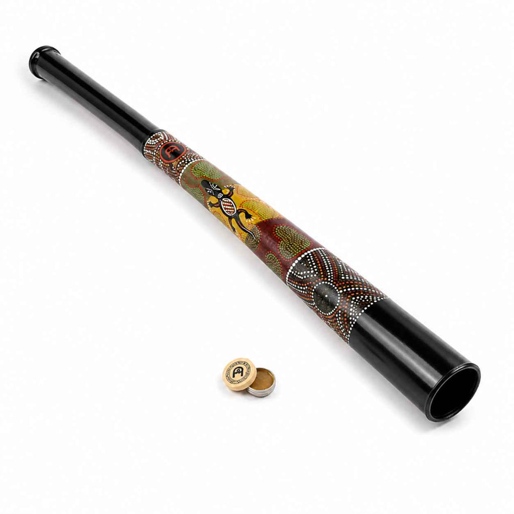 Didgeridoo Teleskop Schwarz mit Handmalerei – variable Stimmung
