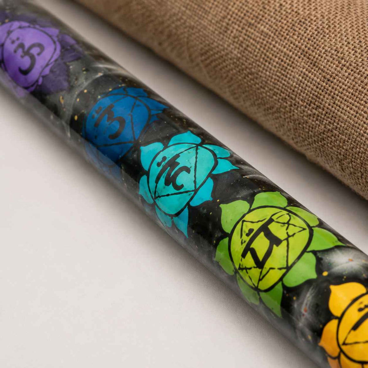 Didgeridoo Chakra Teleskop mit Tasche – Stimmung C, D, E, F