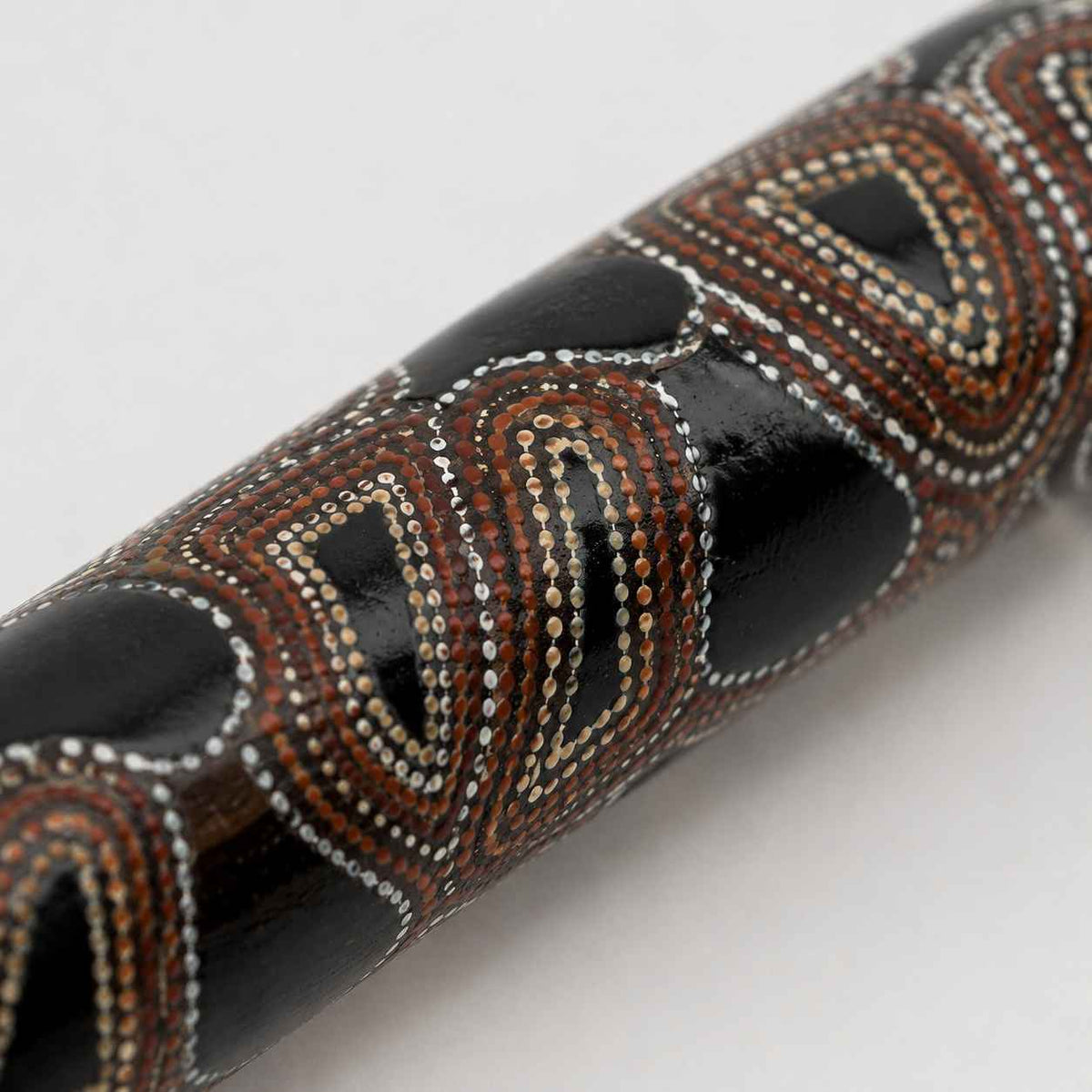 Didgeridoo Mahagoni Dot-Art mit Schraubsystem - Stimmung E