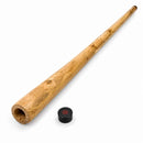 Didgeridoo aus Teakholz in Cis naturbraun