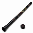 Didgeridoo aus Kunststoff schwarz mit klarem Ton