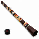 Didgeridoo aus Kunststoff gebogen im Tribal Sun Design