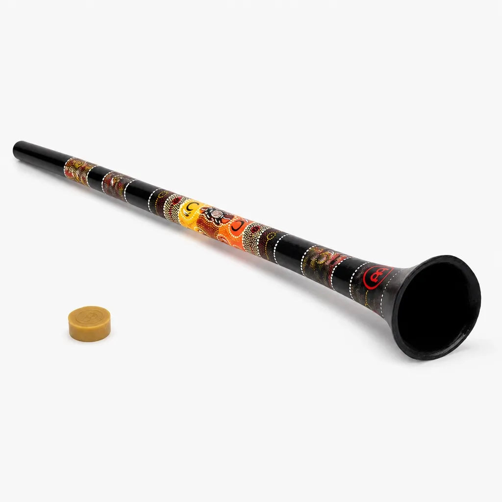Didgeridoo Signature Schwarz mit Dot-Art-Motiven – Stimmung D