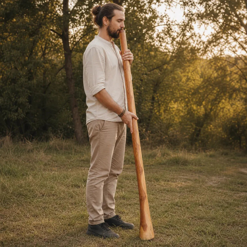 Didgeridoo aus Eukalyptus mit obertonreichem Klang