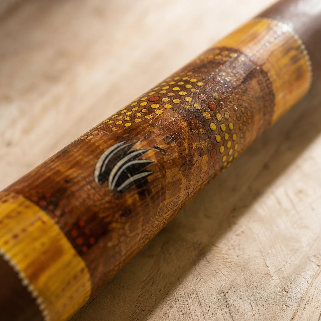 Didgeridoo Baked Wood in D aus Holzverbund und Fiberglas