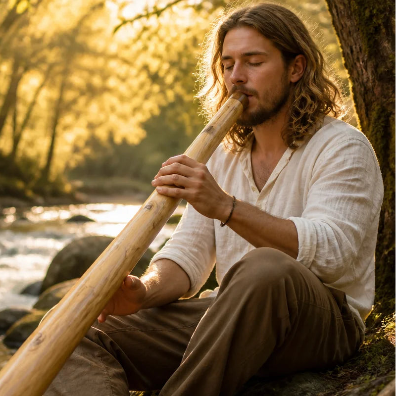 Didgeridoo Pro Line aus Teakholz in B